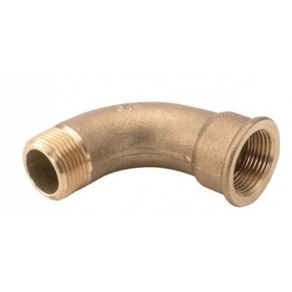 CURVATURA DE LATÃO 90º 3/4" MACHO FÊMEA TH1