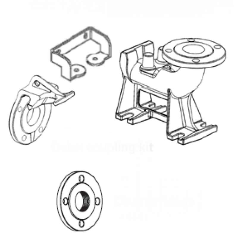 KIT DE ACOPLAMIENTO DN65-DMT 300