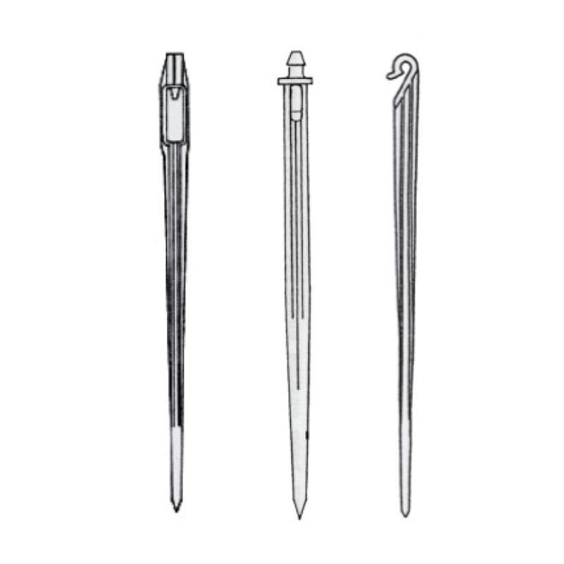 PIQUETA PARA MICROASPERSOR 3mm ESPIRAL ME (CAJA 750)