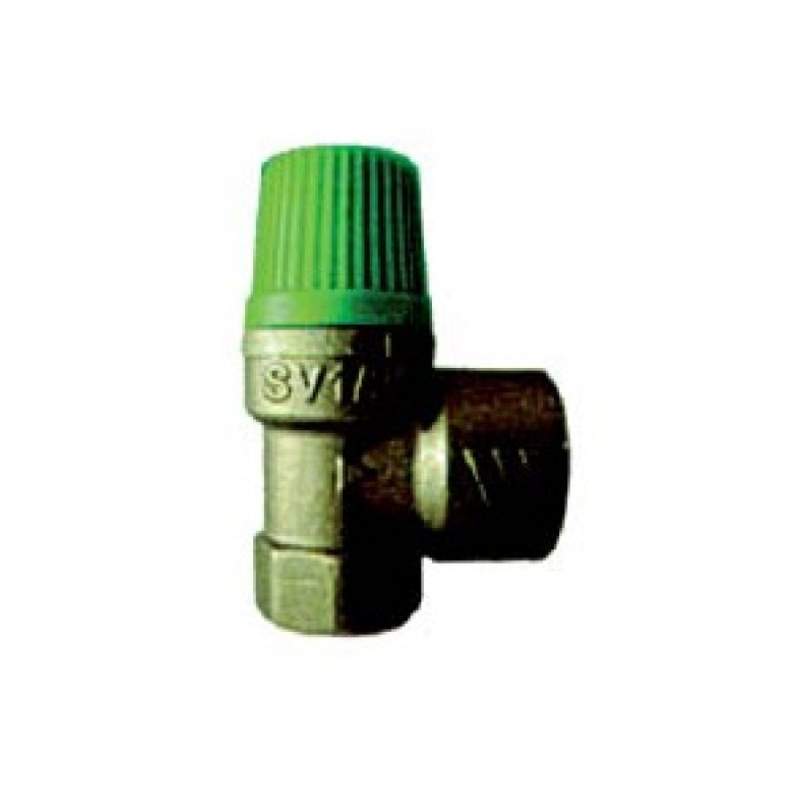 VALVULA SEGURIDAD SOLAR ½x¾ 6 BAR SVE-SOL 60