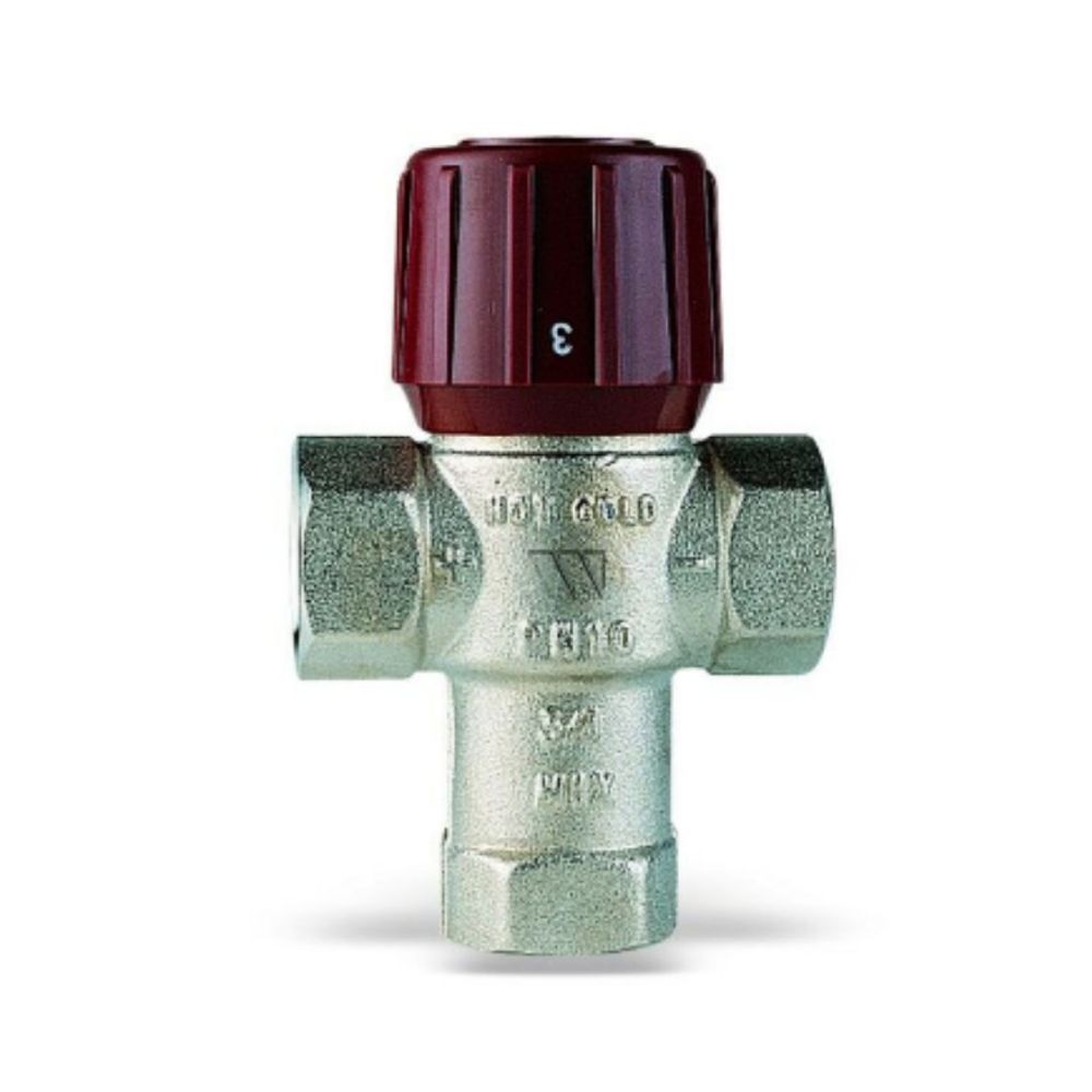 VALVULA MEZCLADORA TERMOSTATICA AQUAMIX 1" 42-60 62C