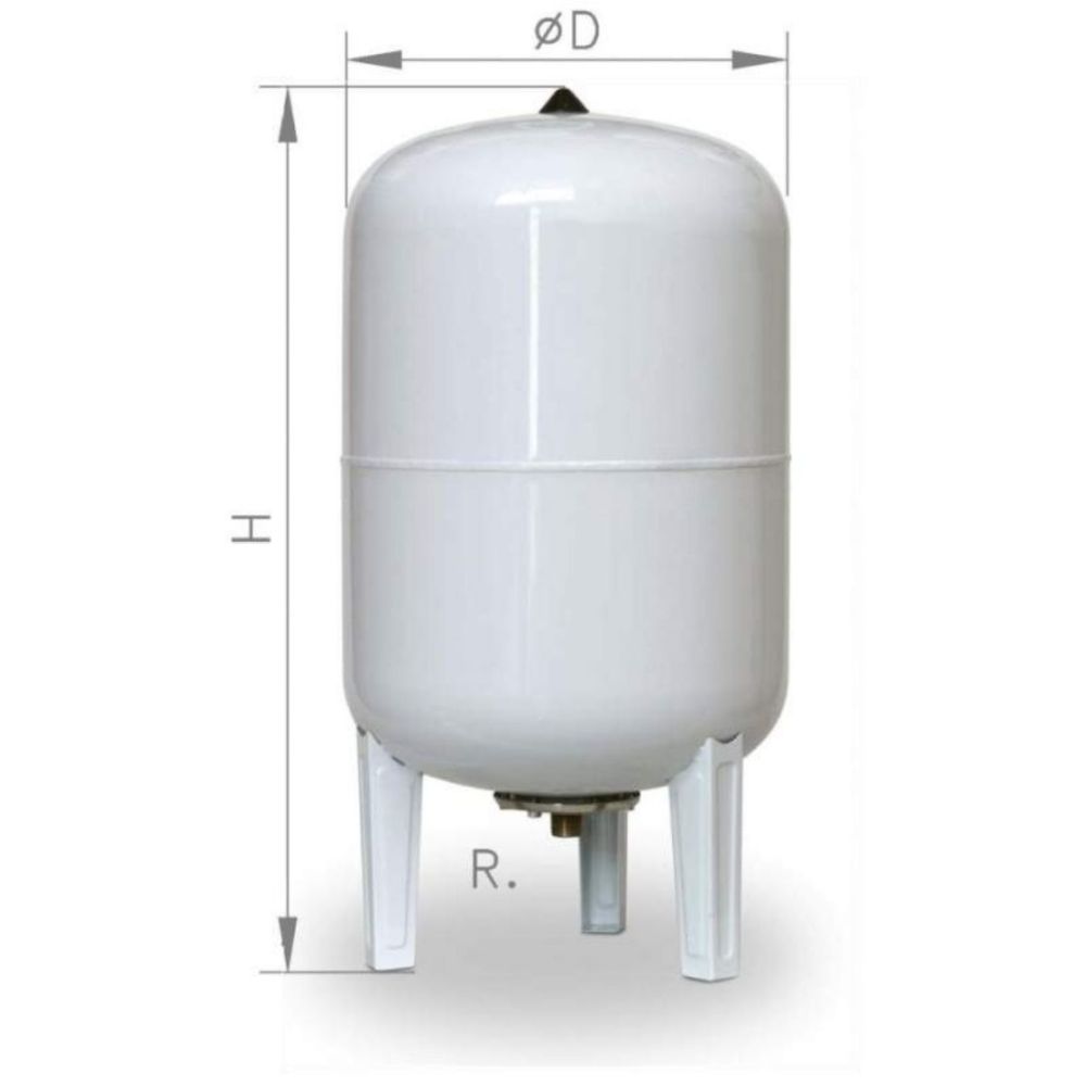 VASO EXPANSIÓN SOLAR 100L 100SMR-P