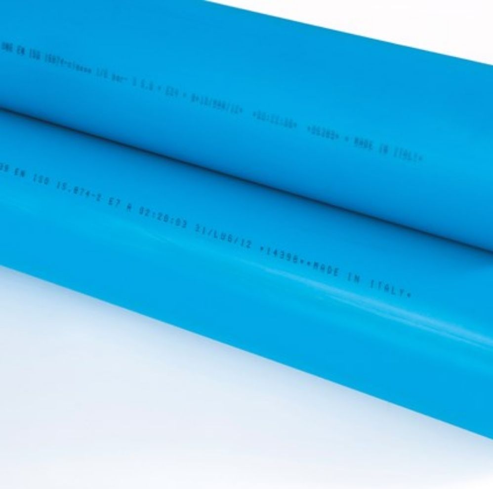 MTS. TUBO DE POLIPROPILENO COM TECIDO CRUZADO (PP-R) D. 40x 5'5 PN16