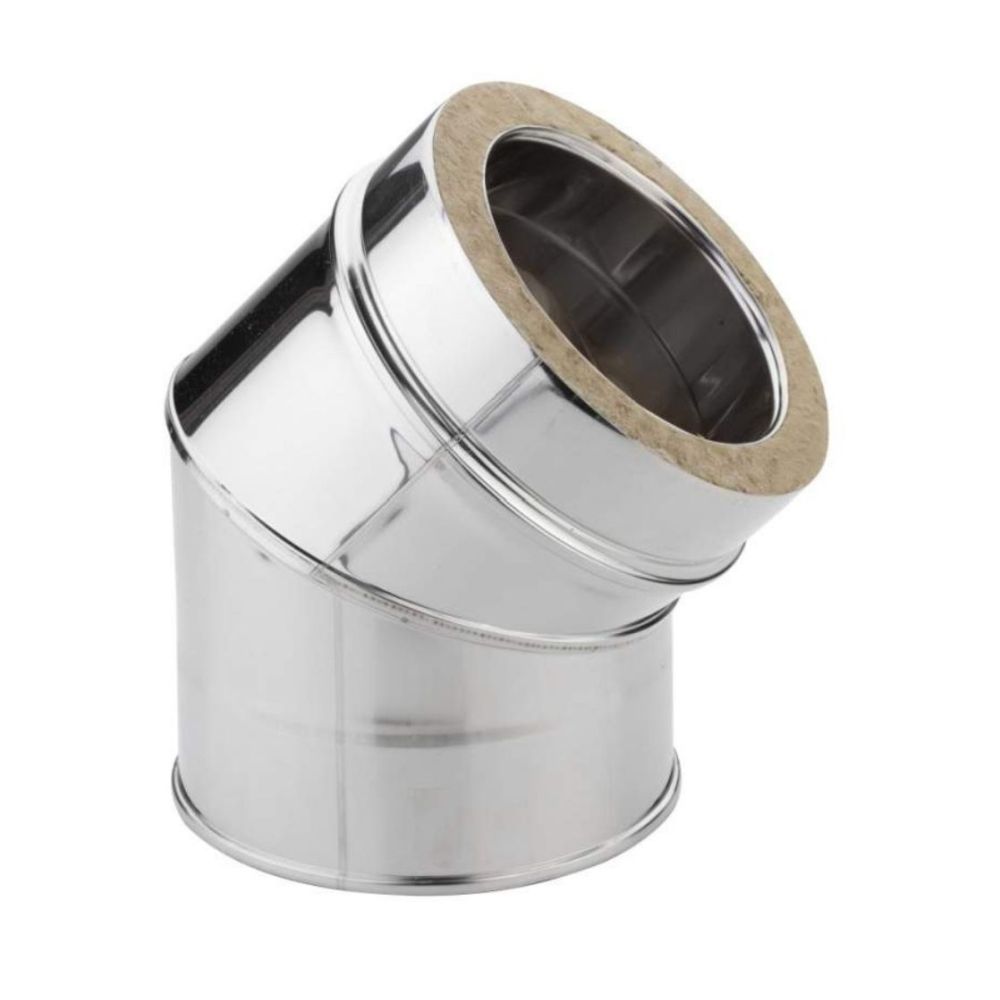 CODO 45º DOBLE PARED D.150 316I/304E