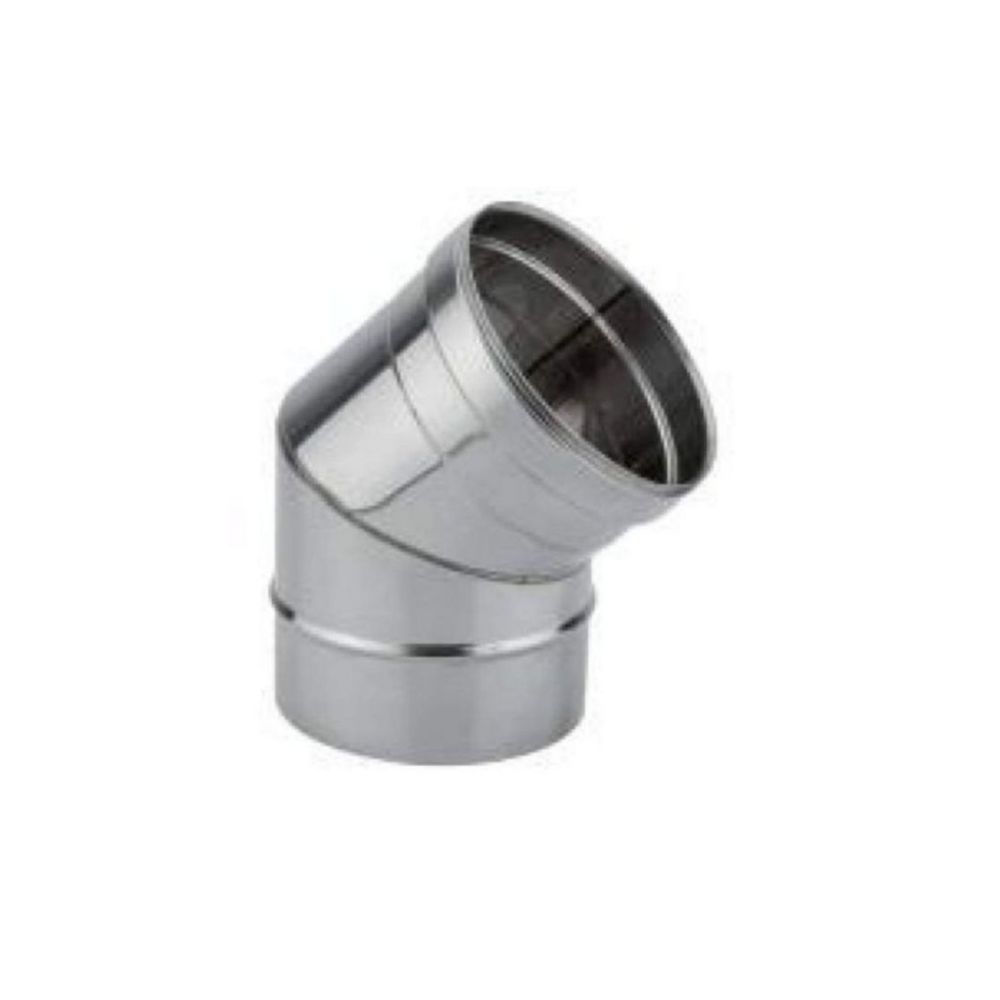 CODO 45º SIMPLE PARED D.150 AISI-316