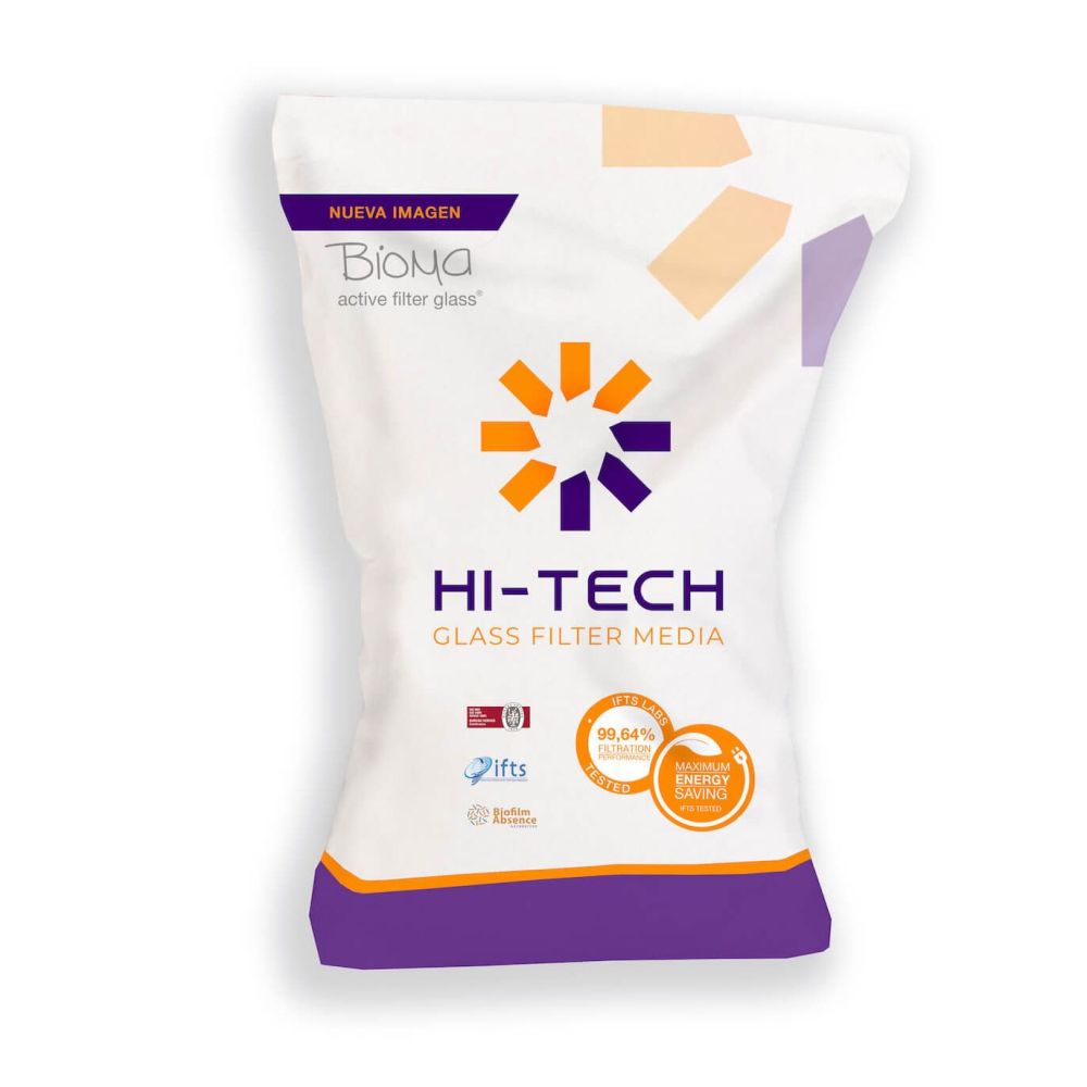 VIDRIO FILTRANTE BIOMA HI-TECH ENVASE 20 KG