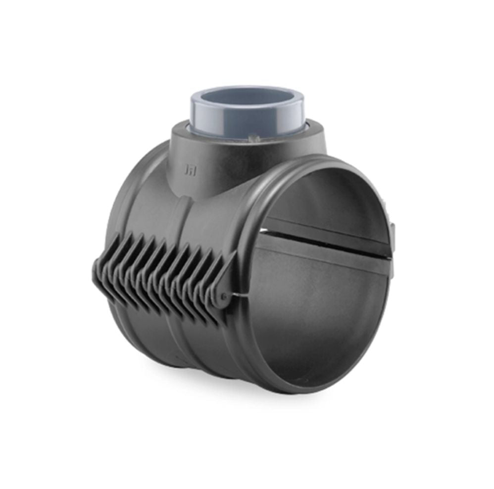 COLLARIN BISARA EN PP D.250 MM. SALIDA PVC ENCOLAR D.125