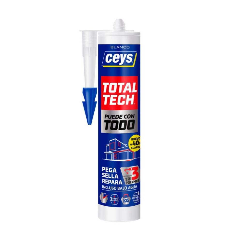 TOTAL-TECH BRANCO TUBO 125 MLML