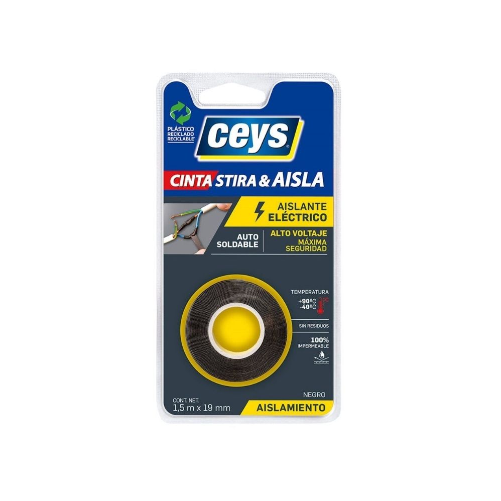 TARKCEYS STIRA & AISLA NEGRO 3 MM X 19 MM