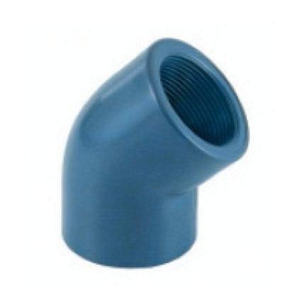 COTOVELO ROSQUEADO PVC 45º 1/2" 01768