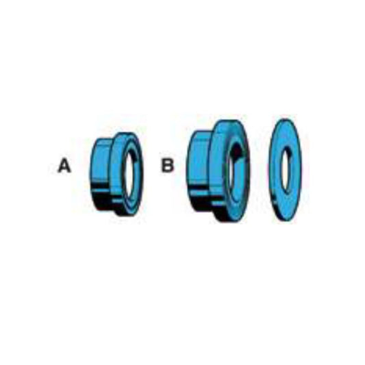 FLANGE DE POLIPROPILENO COM PONTAS CRUZADAS (PP-R) D. 63 O-RING