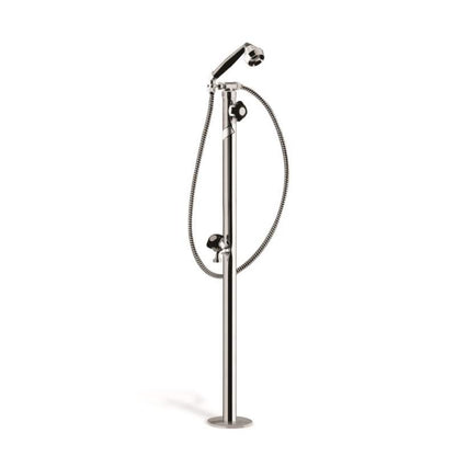 DUCHA INOX. CON TELEFONO Y LAVAPIES 00099
