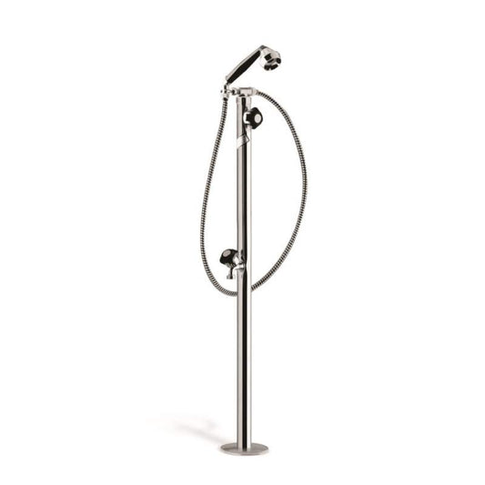 DUCHA INOX. CON TELEFONO Y LAVAPIES 00099