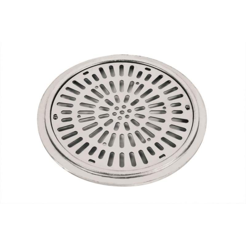 GRELHA DE DRENAGEM CROMADA D. 300mm 00282