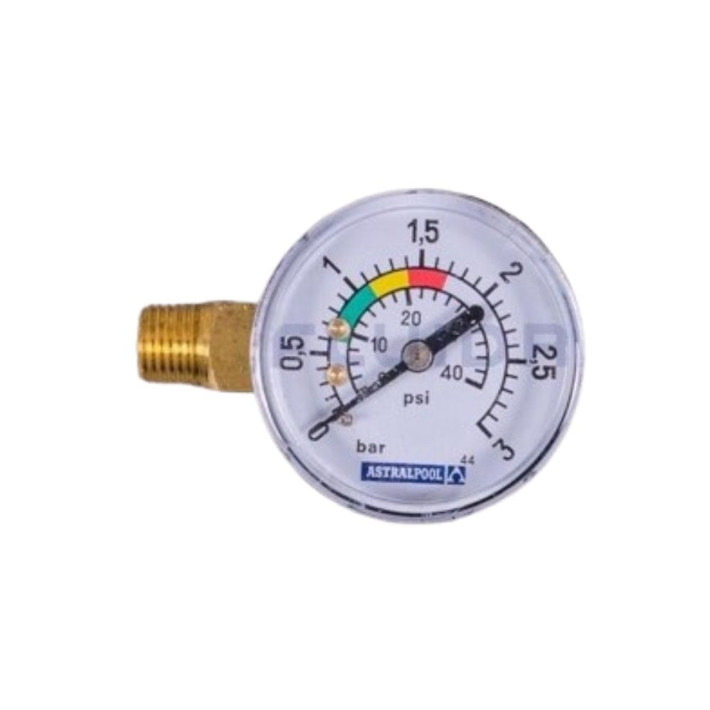 MANÓMETRO SIN LATERAL 1/4" 4404010320
