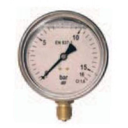 MANÔMETRO DE GLICERINA 0-6 KG.