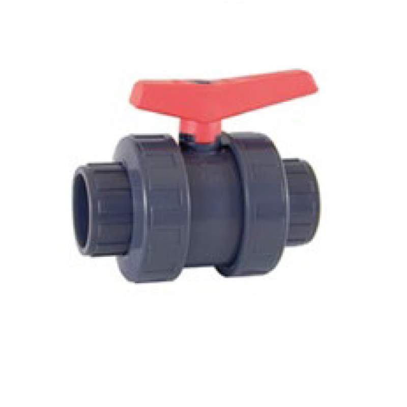 VÁLVULA ESFERA PVC M. VERMELHA. 1" 02464