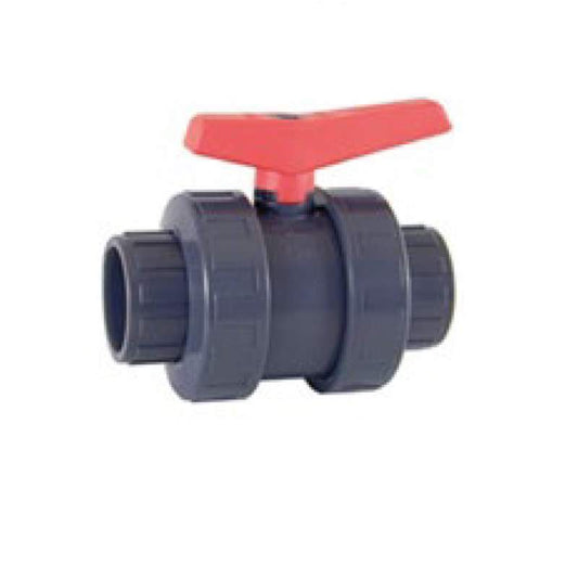 VÁLVULA ESFERA PVC M. VERMELHA. 1" 02464