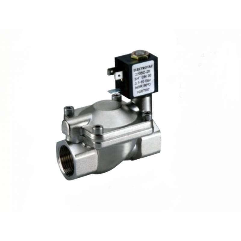 Válvula solenóide normalmente fechada 1/2" 220V