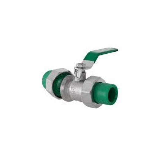 VÁLVULA DE ESFERA PP R D.32 REMOVÍVEL