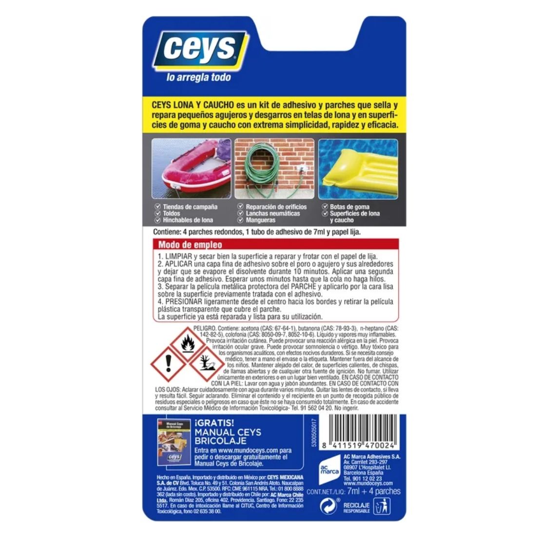 REPARADOR DE LONAS E BORRACHA CEYS