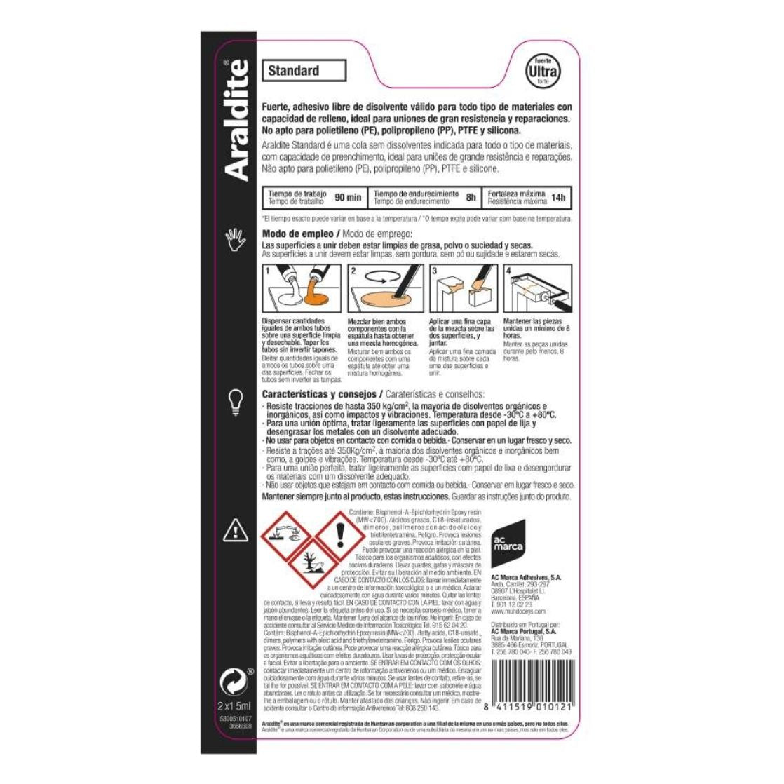 BLISTER PADRÃO ARALDIT 15+15 ML