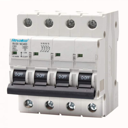 MAGNETOTÉRMICO 4P-10A-6KA-C 240/415