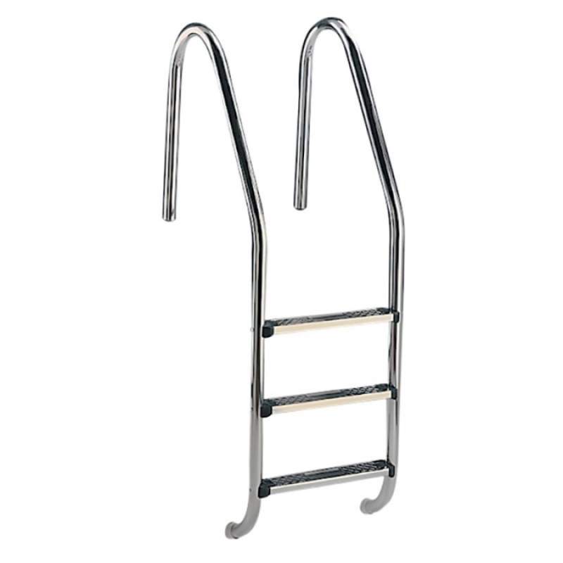 ESCALERA ESTÁNDAR 3 PELDAÑOS AISI 316 ELECTROPULIDA
