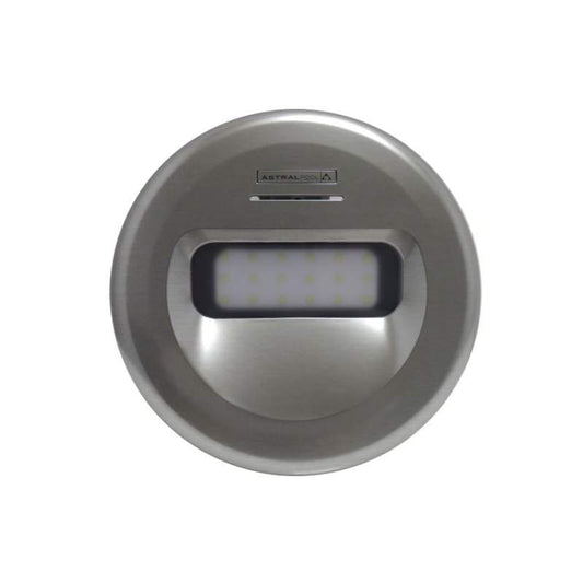 PROJETOR LED DESIGN BRANCO COM ACABAMENTO DE EFEITO DE AÇO INOXIDÁVEL 59805