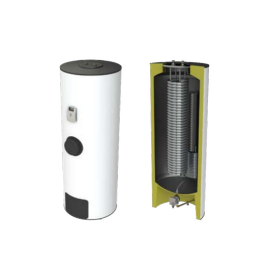 Acumulador inercia Forzado Drain back vertical COMBI Thermiko VSCH 500