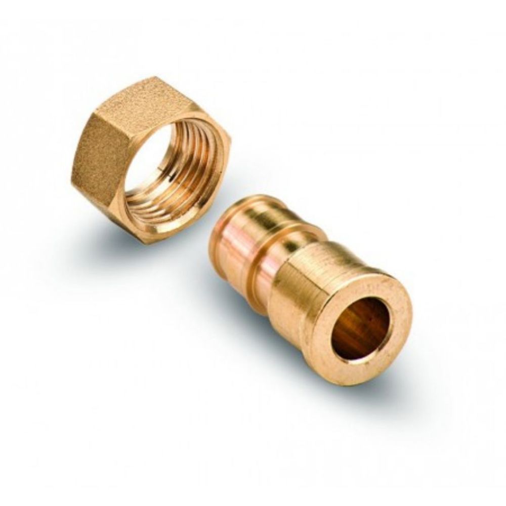 ENCAIXE MÓVEL R/FÊMEA LATÃO D.16*1/2" SISTEMA EXPANDIDO PEX-A 