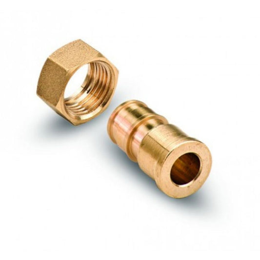 ENCAIXE MÓVEL R/FÊMEA LATÃO D.25*3/4" SISTEMA EXPANDIDO PEX-A 