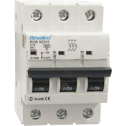 MAGNETOTÉRMICO 3P-10A-6KA-C 240/415