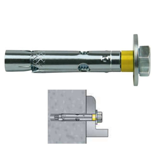 CAIXA 30U. ÂNCORA DE METAL COM CUNHA 8 X60 M6 