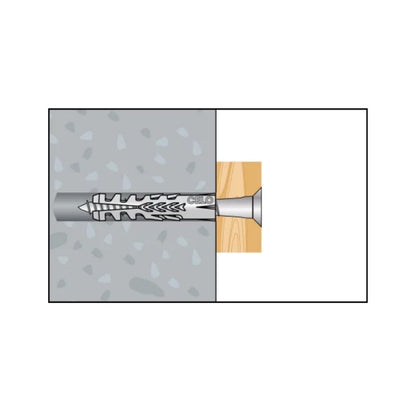 CAIXA DE 50U. NF PLUGUE DE NYLON EXPANSÍVEL D.10