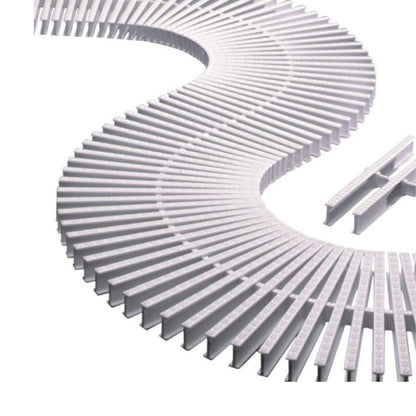 Módulo de grelha de transbordamento curva 295 mm 19202