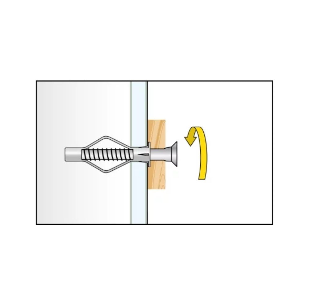 CAIXA 50U. NYLON HR PLUG PARA FUROS COMPRESSÍVEIS D.8