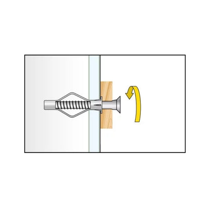 CAIXA 50U. NYLON HR PLUG PARA FUROS COMPRESSÍVEIS D.8