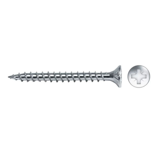 CAIXA 200U. PARAFUSO PARA MADEIRA COM CABEÇA ESCAREADA, VLOX ZINCADO. 4X40