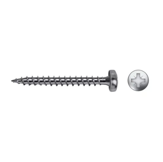CAIXA 250U. PARAFUSO PARA MADEIRA COM CABEÇA ESCAREADA, ZINCADO VLOX.5X30
