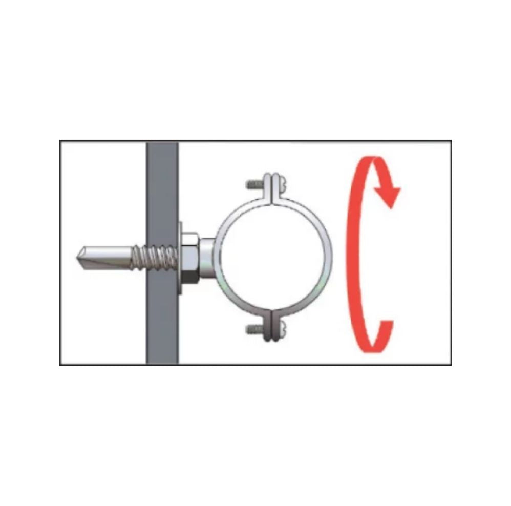 CAIXA 200U. PARAFUSO PARA CHAPAS METÁLICAS 6,3X39 COM PONTA ROSCADA M6