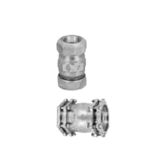 MANGA DE COMPRESSÃO IGUAL PARA TUBO DE AÇO DE 1/2" 