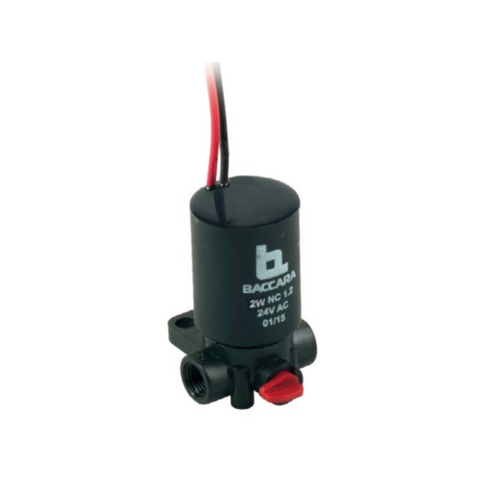 SOLENOIDE LATCH 2 VIAS C/BASE PLAST