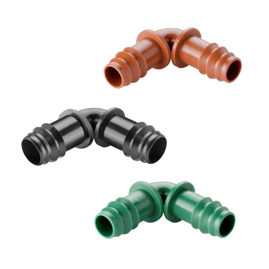 COTOVELO DE ACETAL D.12 MM. MICROIRRIGAÇÃO - SACO COM 100 UNIDADES