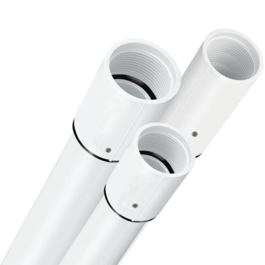3 MTS uPVC TUBO PADRÃO 2-1/2"