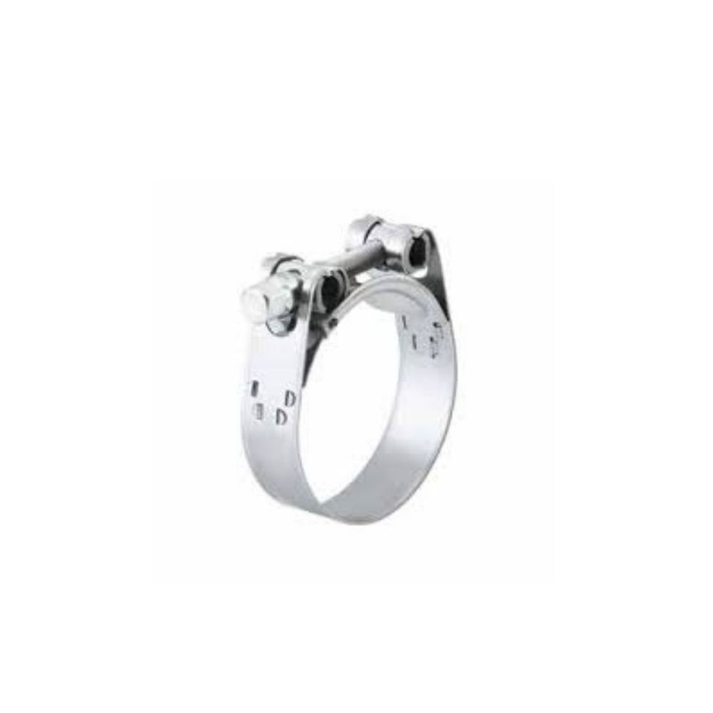ABRAZADERA PARA TUBERÍA GBS FLEJE INOX430 CON PUENTE D.79-85