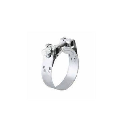ABRAZADERA PARA TUBERÍA GBS FLEJE INOX430 CON PUENTE D.79-85