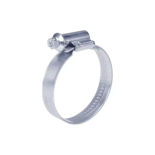 GRAMPO PARA TUBO TORRA VIS SEM FIM 16-27 MM. PULSEIRA DE AÇO INOXIDÁVEL 