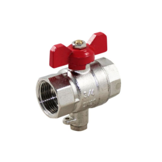 VÁLVULA SUPORTE DE SONDA 3/4" HH - M10, VÁLVULA DE ESFERA