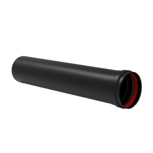 TUBO PRETO 1000MM MH EM AÇO VITRIFICADO - DIÂMETRO 80MM 